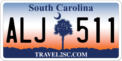 SC license plate ALJ511
