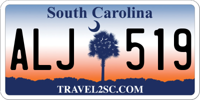 SC license plate ALJ519