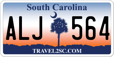 SC license plate ALJ564
