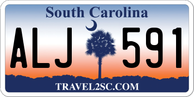 SC license plate ALJ591