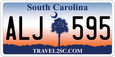 SC license plate ALJ595