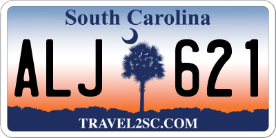 SC license plate ALJ621