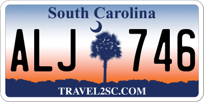 SC license plate ALJ746