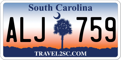 SC license plate ALJ759