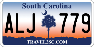 SC license plate ALJ779