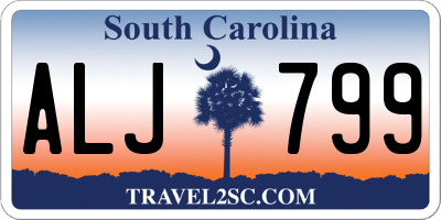 SC license plate ALJ799