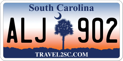 SC license plate ALJ902