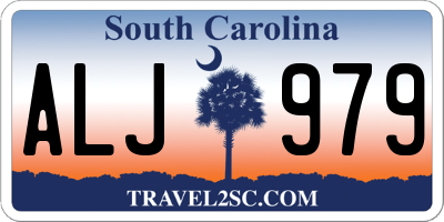 SC license plate ALJ979