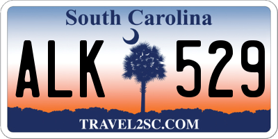 SC license plate ALK529