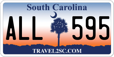 SC license plate ALL595