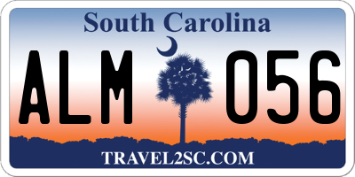 SC license plate ALM056