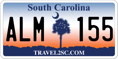 SC license plate ALM155