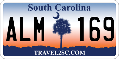 SC license plate ALM169