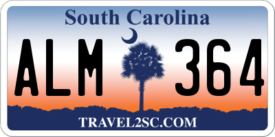 SC license plate ALM364