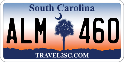 SC license plate ALM460