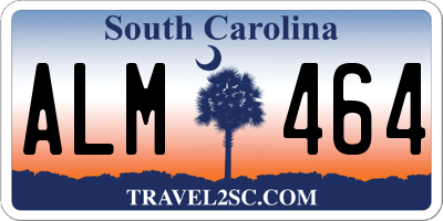 SC license plate ALM464