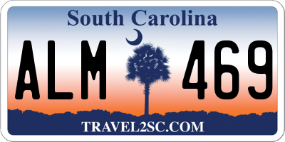 SC license plate ALM469