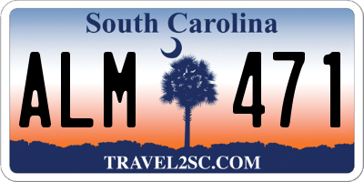 SC license plate ALM471