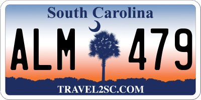 SC license plate ALM479