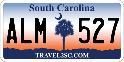 SC license plate ALM527