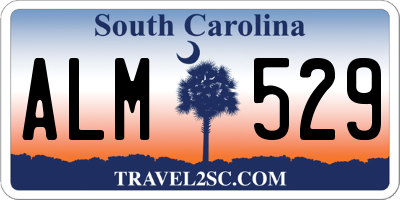 SC license plate ALM529