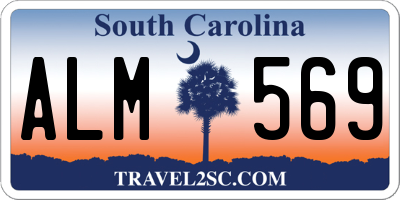 SC license plate ALM569