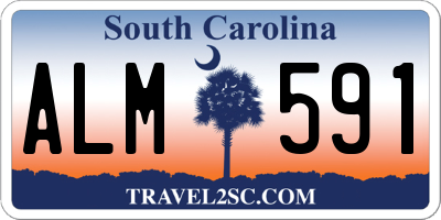 SC license plate ALM591