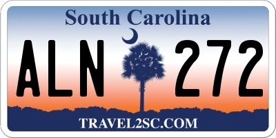 SC license plate ALN272