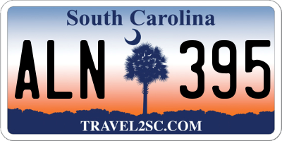 SC license plate ALN395