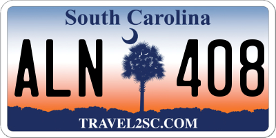 SC license plate ALN408