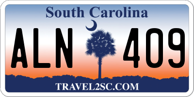 SC license plate ALN409