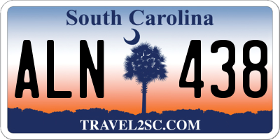 SC license plate ALN438