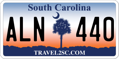 SC license plate ALN440