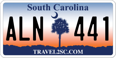 SC license plate ALN441