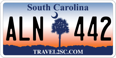 SC license plate ALN442