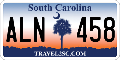SC license plate ALN458