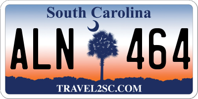SC license plate ALN464