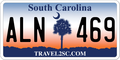 SC license plate ALN469