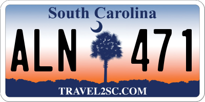 SC license plate ALN471