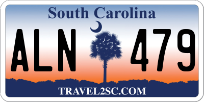 SC license plate ALN479