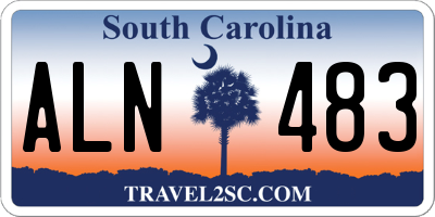 SC license plate ALN483