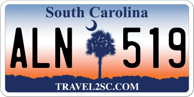 SC license plate ALN519