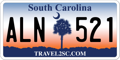SC license plate ALN521