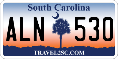 SC license plate ALN530