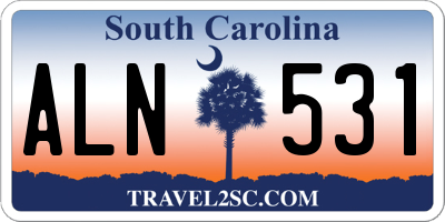 SC license plate ALN531