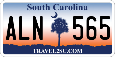 SC license plate ALN565