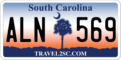 SC license plate ALN569