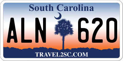 SC license plate ALN620