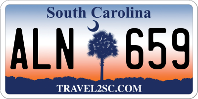 SC license plate ALN659