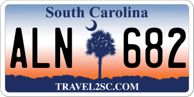 SC license plate ALN682